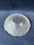 Set Of 6 Clear Iridescent Glass Bowls