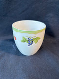 4 Piece Mikasa Fruit Rapture Teacup And Saucer Set