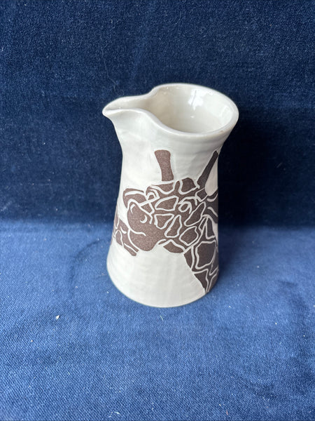 Signed Bruno Kark Giraffe Pottery Pitcher