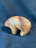 Mitchell Blackhorse Style Hand-Painted Pottery Bear