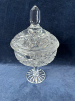 Crystal Compote Dish With Lid