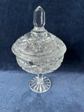 Crystal Compote Dish With Lid