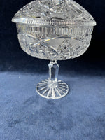 Crystal Compote Dish With Lid