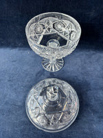 Crystal Compote Dish With Lid