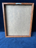 Framed Cloth Baby And Mom Giraffe