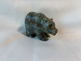Hand Carved Stone Bear Figurine
