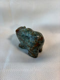 Hand Carved Stone Bear Figurine