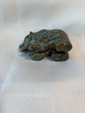 Hand Carved Stone Bear Figurine