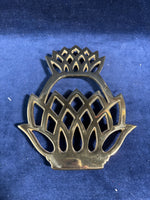 Virginia Metalcrafters Pineapple Brass Trivet