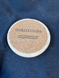 Set Of 4 Thirsty-stone Wine/Grapes Design Coasters W/Holder *Read Description*