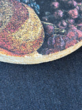Set Of 4 Thirsty-stone Wine/Grapes Design Coasters W/Holder *Read Description*