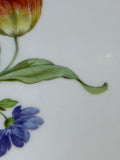 Lindner Handarbeit W. Germany Floral Scalloped Serving Platter