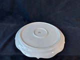 Lindner Handarbeit W. Germany Floral Scalloped Serving Platter