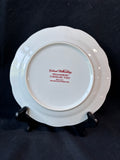 Set of 2 Colonial Williamsburg Townscape Toile Salad Plates