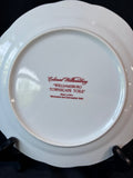 Set of 2 Colonial Williamsburg Townscape Toile Salad Plates
