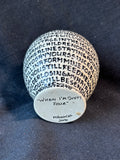 Marlys Kunkel Art Pottery Small Art Pottery Vase "When I’m Sixty Four”