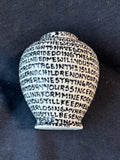 Marlys Kunkel Art Pottery Small Art Pottery Vase "When I’m Sixty Four”