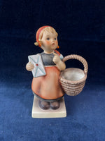 (A)Goebel Hummel Girl with Basket and Letter #13/0 "Meditation"