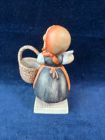 (A)Goebel Hummel Girl with Basket and Letter #13/0 "Meditation"
