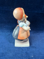 (A)Goebel Hummel Girl with Basket and Letter #13/0 "Meditation"