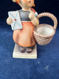(A)Goebel Hummel Girl with Basket and Letter #13/0 "Meditation"