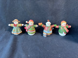 Lot Of 4 Lang & Wise Box Buddies Figurines