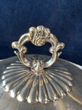Silver Plated Covered Dish With Pyrex Glass Insert