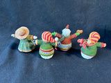 Lot Of 4 Lang & Wise Box Buddies Figurines