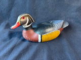 Hutch Signed Wood Duck Drake Decoy