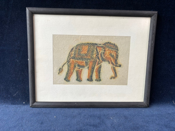 Framed Stamped Elephant *Read Description*