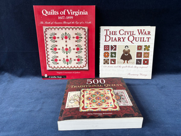 Books On Quilts Lot (3)