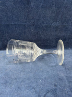 Set Of 7 Glasses With An Etched B