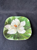 Set Of 6 Floral Melamine Hors D’oeuvre Plates