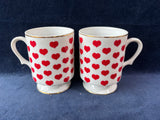 Pair Of Heart Mugs