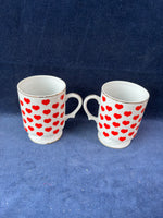 Pair Of Heart Mugs
