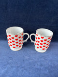 Pair Of Heart Mugs