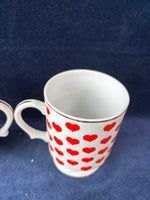 Pair Of Heart Mugs