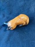 Wooden Cat Figurine