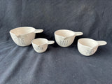 Set Of 4 Rae Dunn Ceramic Measuring Cups