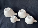 Set Of 4 Rae Dunn Ceramic Measuring Cups
