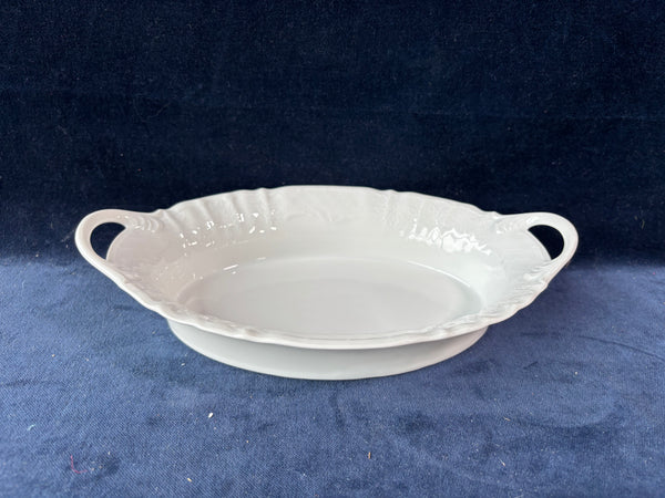 Kaiser Lattice and Flowers Oval Vegetable Dish
