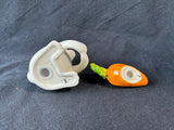 Pier 1 Bunny And Carrot Salt & Pepper Shaker Set