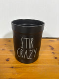 Rae Dunn "STIR CRAZY" Black Heavy Duty Utensil Holder