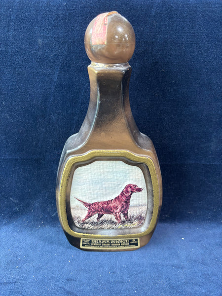 (A)Beams Choice Decanter John Lockhart Irish Setter "Beam's Choice"