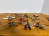 Diecast Toy Airplanes Lot of 9