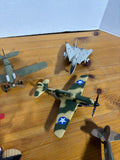 Diecast Toy Airplanes Lot of 9
