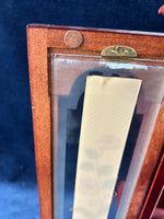 Jewelry Cabinet With Etched Glass And Drawers *Read Description*