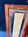 Jewelry Cabinet With Etched Glass And Drawers *Read Description*