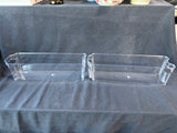 3-Piece Lot Of Clear Kitchen Storage Organizers