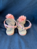 Jaclyn Smith Women’s Size 6M Coral Floral Sandals (B)